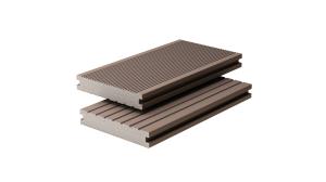 China 2.2M Solid Composite Decking Profiles 140 X 25MM Wpc Plastic Wood factory