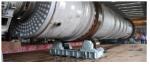 Cement Rotary Kiln Supporting Roller Forging Parts 45 Steel