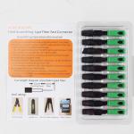 Blue SC UPC Field Installable Fiber Optic Fast Connectors For WAN LAN