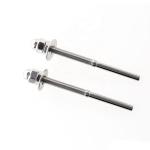 Polished 316 Stainless Steel Cable Railing Swage Threaded Stud Tension End