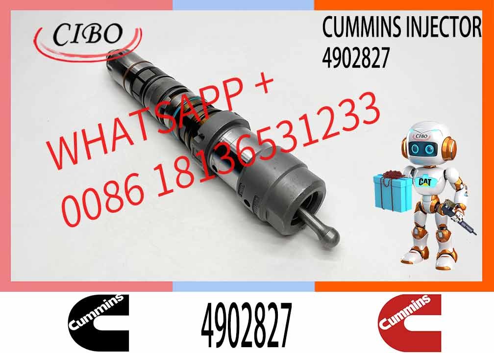 6D170-3E Diesel Engine Spare Parts QSK23 Fuel Injector 4902827 4077076 4062090