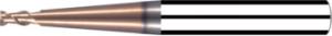 China H55 End Mill Carbide Cutter HRC40-HRC55 End Mill 2 Flute With TAC Coating factory