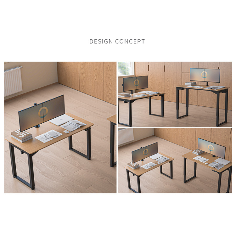 Ergonomic Dual Motor Stand Up Desk for Gaming and Office 100 V/Hz Height Adjustable