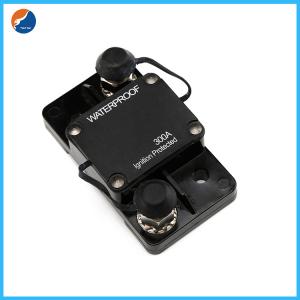 China 12-48V DC Circuit Breaker Waterproof Automatic Auto Reset Switch Overload Protection 250 300 AMP factory