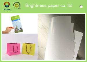 China 100% Virgin Wood Pulp C2s Art Paper / Chrome Art Paper For Brochure Book factory