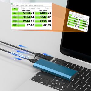 High Speed 4TB NVMe 1.4 PCIe4.0 SSD M.2 2280 for Desktop and Laptop with 1 Year