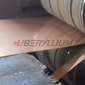 China Qbe1.9Ti Beryllium Copper Alloy Strips 0.2mmx200mm High Strength factory