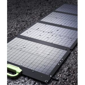 All Black Monocrystalline Silicon Portable Solar Power Station Convenient