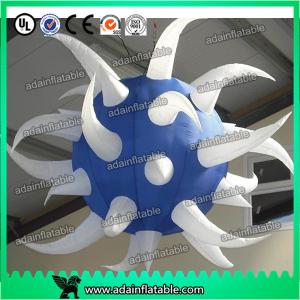 China White And Blue Club Hanging Decoration Inflatable Star Customized factory
