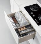 Adjustable Stainless Steel Pull Out Basket For Kitchen Cabinets Spice Rack