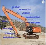 Q355B Q690 Excavator Long Reach Boom Customized Excavator Extension Arm