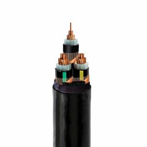 China Three Core PO Sheathed MV Power Cable , XLPE LSZH Cable Copper Conductor factory