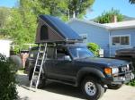 4x4 Off Road Automatic Roof Top Tent One Side Open 210x125x95cm Unfold Size