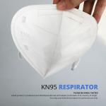 GB2626 Disposable Non Woven Face Mask / Anti - Smog 5 Layer KN95 Mouth Mask