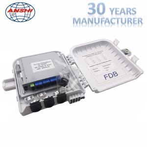 China Outdoor / Indoor Fiber Distribution Box Ftth Termination Box With key factory