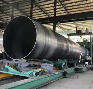 China Versatile And Durable SSAW Steel Pipe In Compliance With ASTM A252 GR.2 factory
