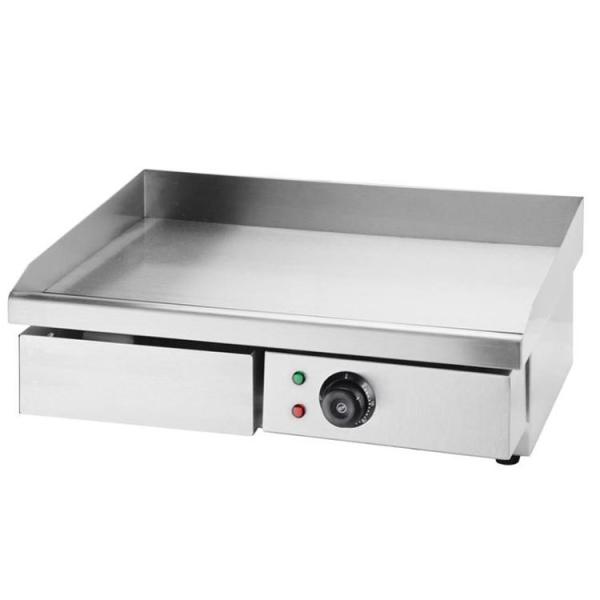 Commercial Stainless Steel Electric Griddle Grill with Interchangeable Waffle