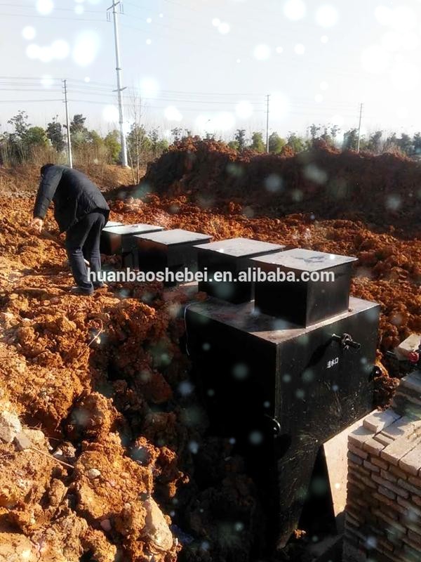 2000L/Hour MBR Integrated Sewage Treatment Equipment with Customized Color Technology
