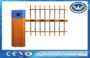 China Car Parking Vehicle Barrier Gate 6 second With Three Fence Boom Length 6M factory
