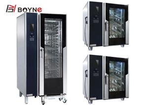 China 20 Tray Combi Oven Boiler Bake And Steam Function For Canteen Hotel Kitchen factory