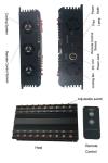 5.2g 5.8g Radio Frequency Scrambler , 18 Bands Radio Jamming Device 315 433