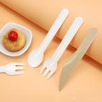 disposable degradable paper knife tableware set western dessert fork easy to