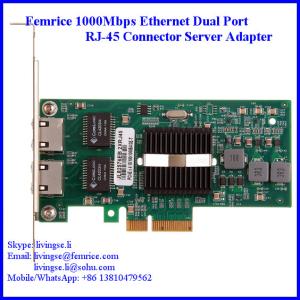 China 1.25Gbps/10km Gigabit Server Ethernet Network Card, RJ-45 Copper Cable 10002ET factory