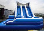 Customize Inflatable Water Slide / Kids Amusement Park 0.55 mm PVC Tarpaulin