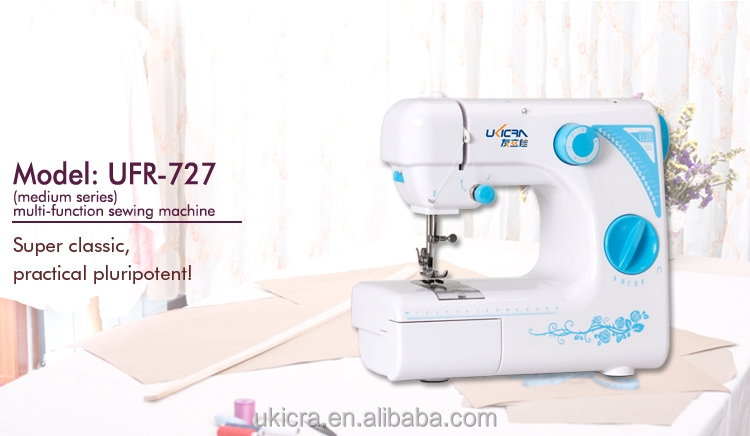 Mini 19 Stitch Patterns Sewing Machines with Overall Dimensions 300*134*266mm