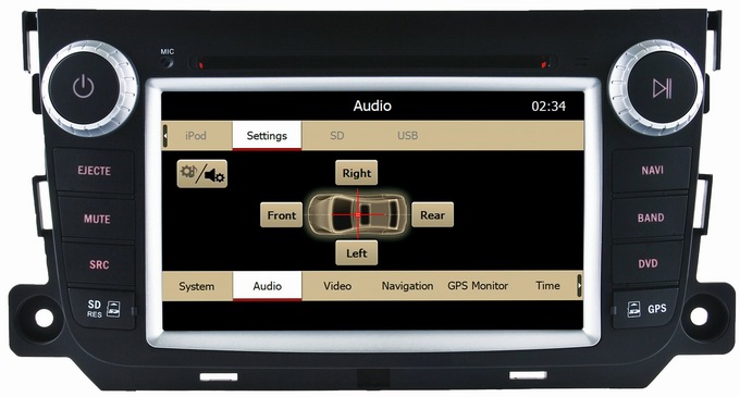 Mercedes Benz Smart Fortwo Car Multimedia with DVD Gps Navigation Radio bluetooth OCB-8837