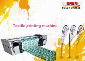 China Large Format Digital Flag Printing System / Textile Material Printer 1400dpi factory