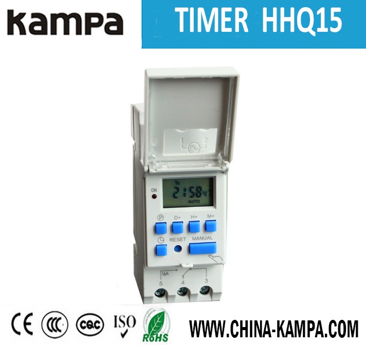 Digital Electronic Timer Switch Kampa DHC15 DC 220V 16A Programmable