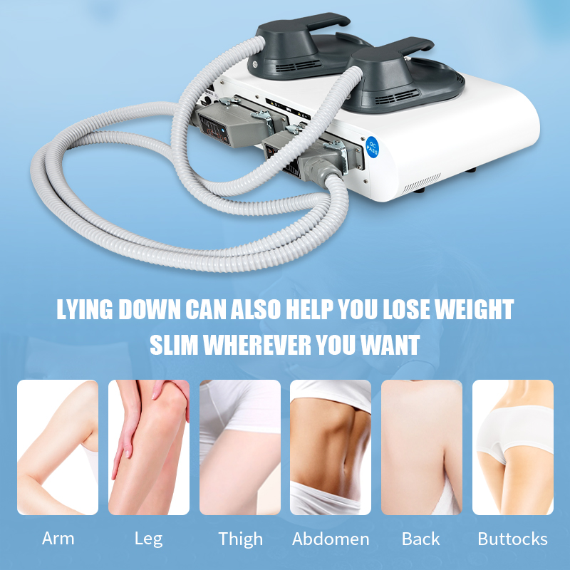 Butt Arm Muscle Sculpting Machine 2 Handles Tesla Ems RF For Tightening Skin Weight Loss