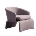 Sofa Single Seater Armchair Velvet Green Lounge Italian Design 75x82x69cm
