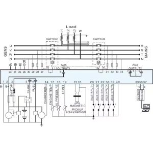 Smartgen Intelligent Controller HGM6120 Generator Control Panel Diesel Parts