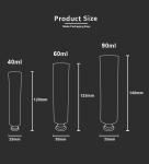 40ml 60ml 90ml ABL Plastic Tube With Screw Cap For Toothpaste Sunscreen Cream
