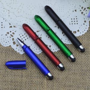 Chinese factory Wholesale promotional touch screen ball pen Logo stylus pen