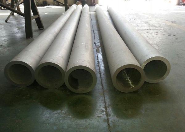 Solid ASTM A312 Stainless Steel Pipe , Seamless Stainless Steel Round Tube