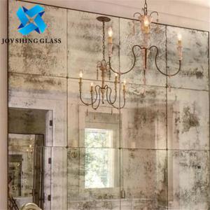 China Custom Mirror Glass Sheet 3mm - 8mm,Large Antique Wall Mirror For Hotel factory