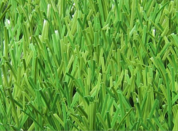 Bicolor Field Artificial Synthetic Soccer Grass 50mm Yarn Count 9800Dtex