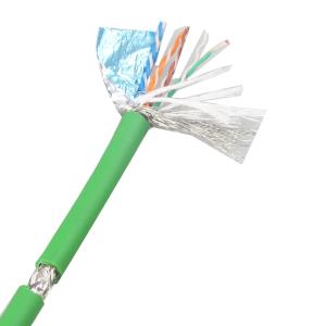 China Industrial Drag Chain PROFINET Patch Cable PUR Flexible 8 Core Copper Conductor Network Cable factory