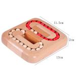 Educational Beech Wooden Flat Ball Game With No Burr