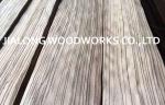 Thick Grain Natural Sliced Zebrano Quarter Cut Veneer Sheet For Decoration
