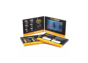 China 5 Inch Advertising Digital Video Booklet Presentation Printed Video Cards on sale