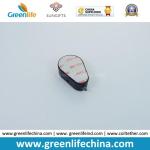 Fashionable White Tear Drop Plastic Security Retail Display Recoiler