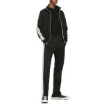 Custom Logo Sweatsuit Sets Casual Sportswear Men Striped Running Wear Training