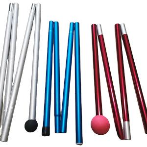 China Lightweight Anodized Aluminum Adjustable Tent Poles factory