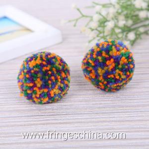 China Wholesale Colorful DIY Decoration Cashmere Pom Pom Ball factory
