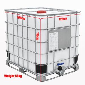 China Galvanized Steel DC53D IBC Plastic Chemical Tote Liquid Packaging factory