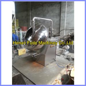 China chocolate coated cashew nut machine, cashew coating machine factory